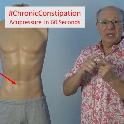 #ChronicConstipation - Acupressure in 60 Seconds