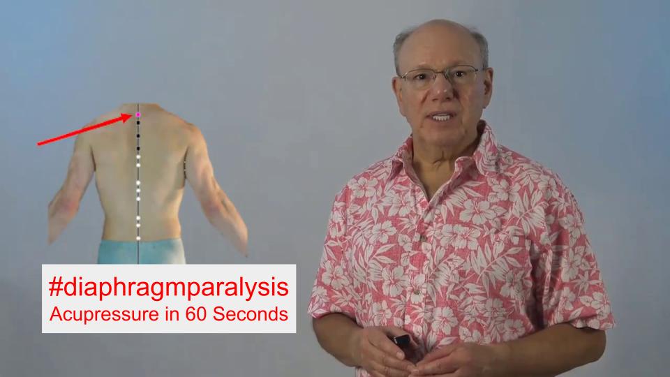 #diaphragmparalysis - Acupressure in 60 Seconds