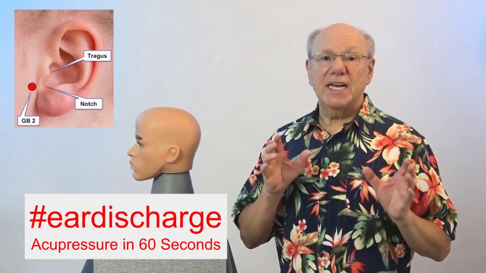 #eardischarge - Acupressure in 60 Seconds