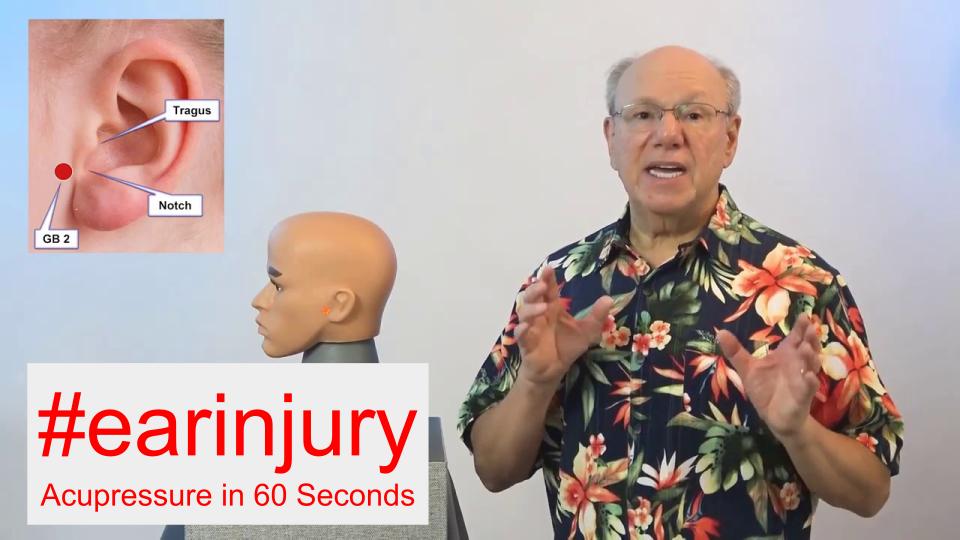 #earinjury - Acupressure in 60 Seconds