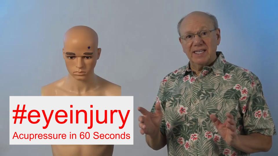 #eyeinjury - Acupressure in 60 Seconds