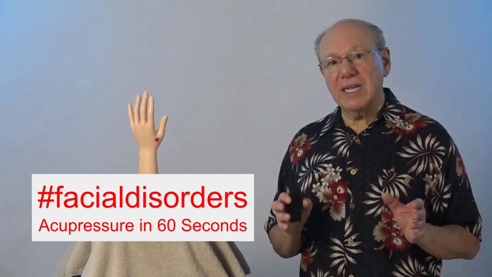 #facialdisorders - Acupressure in 60 Seconds