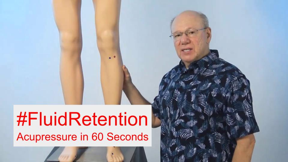 #FluidRetention - Acupressure in 60 Seconds
