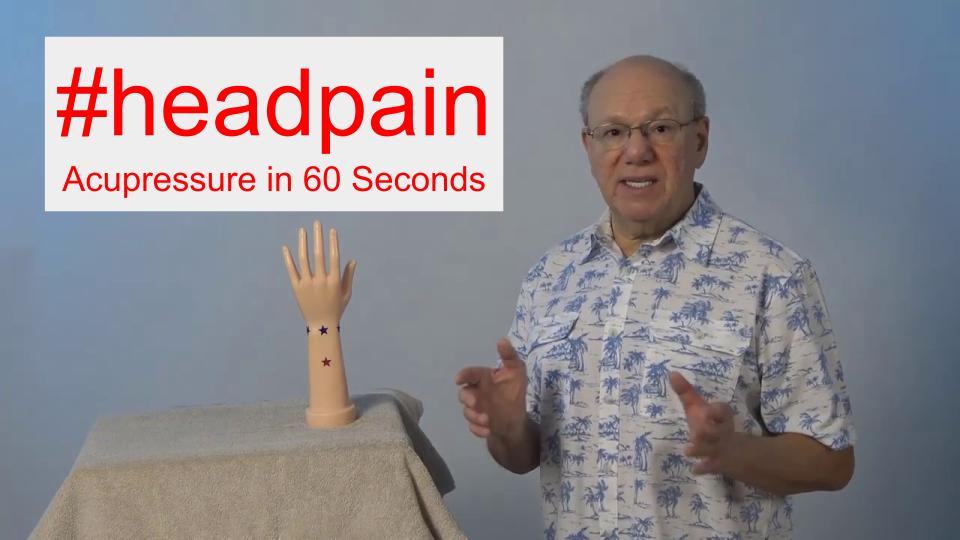 #headpain - Acupressure in 60 Seconds