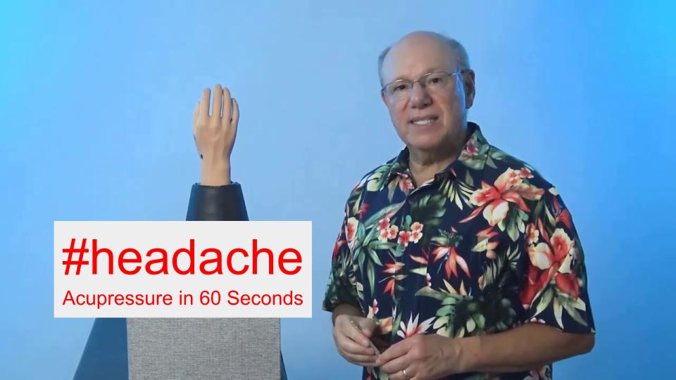 #headache - Acupressure in 60 Seconds