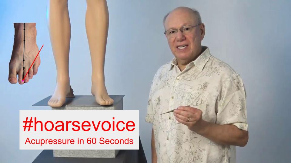 #hoarsevoice - Acupressure in 60 Seconds