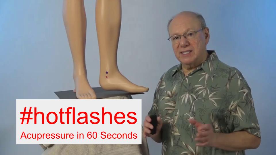 #hotflashes - Acupressure in 60 Seconds