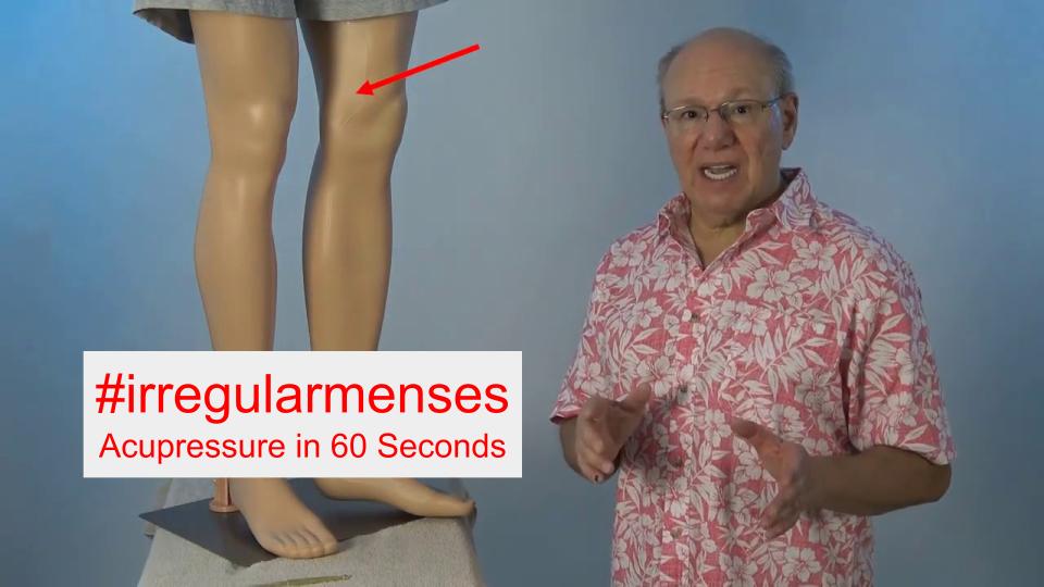 #irregularmenses - Acupressure in 60 Seconds
