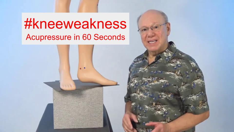 #kneeweakness - Acupressure in 60 Seconds