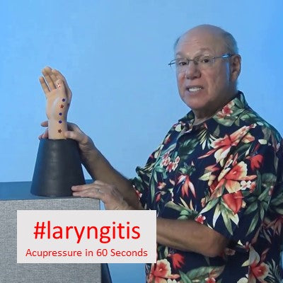 #laryngitis - Acupressure in 60 Seconds