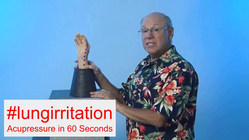 #lungirritation - Acupressure in 60 Seconds