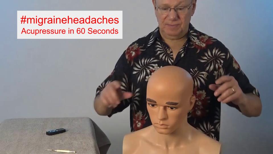 #migraineheadaches - Acupressure in 60 Seconds