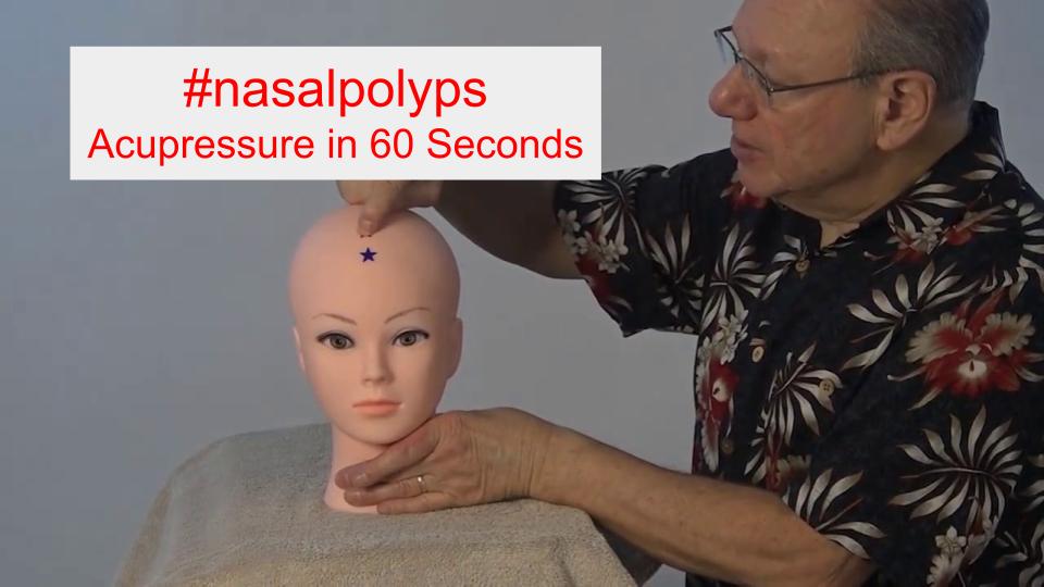 #nasalpolyps - Acupressure in 60 Seconds