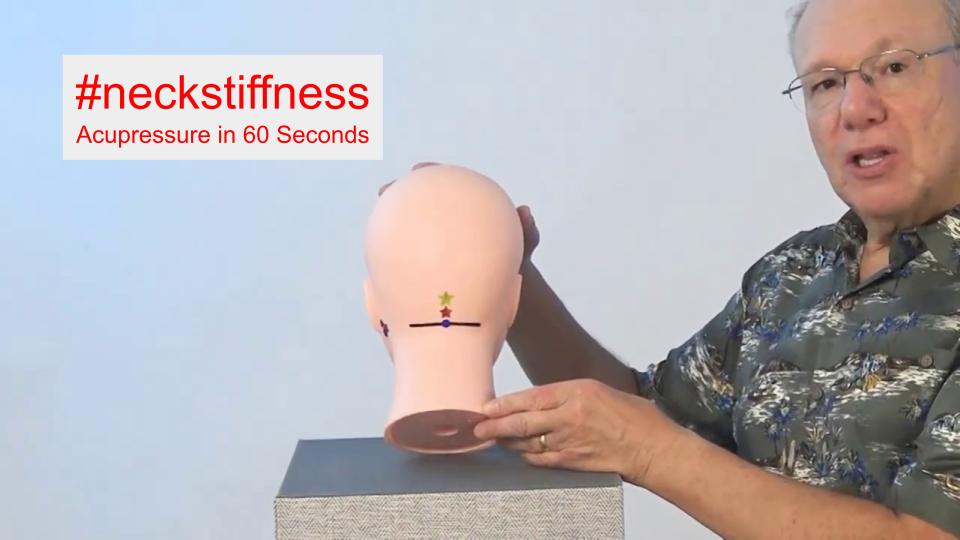 #neckstiffness - Acupressure in 60 Seconds