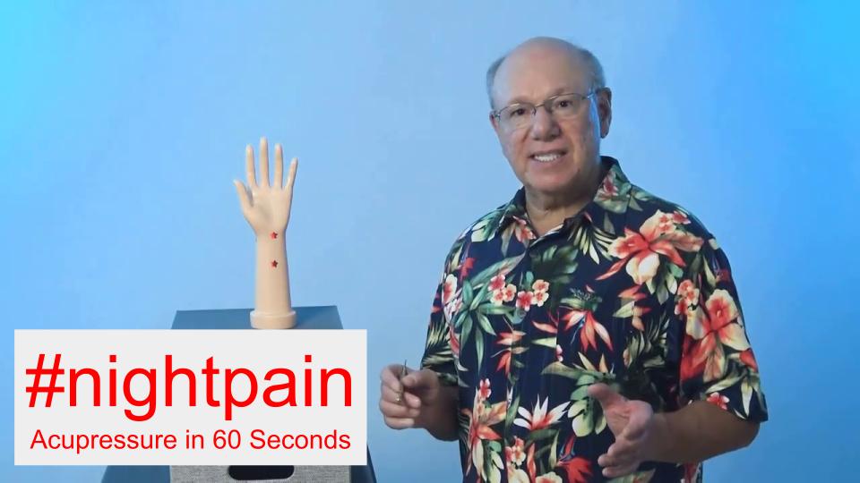 #nightpain - Acupressure in 60 Seconds