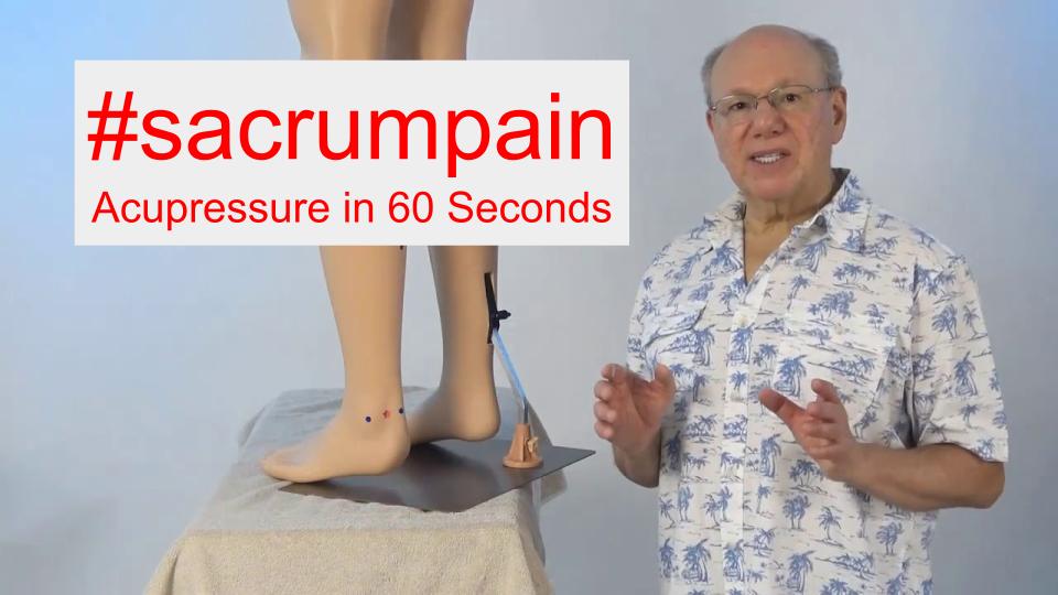 #sacrumpain - Acupressure in 60 Seconds