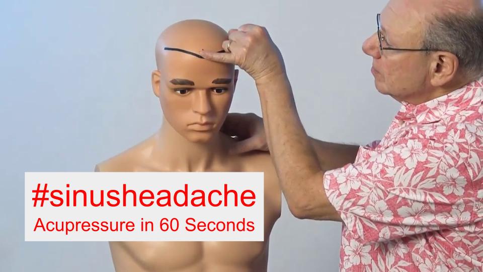 #sinusheadache - Acupressure in 60 Seconds