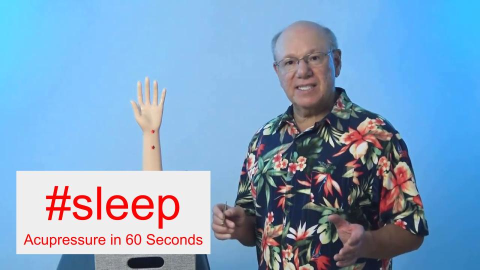 #sleep - Acupressure in 60 Seconds