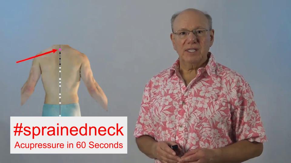 #sprainedneck - Acupressure in 60 Seconds