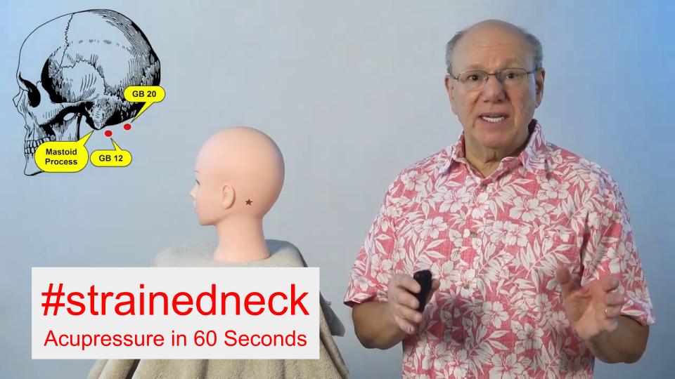 #strainedneck - Acupressure in 60 Seconds