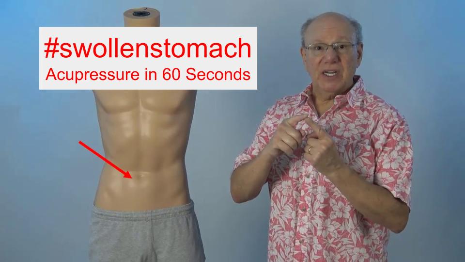 #swollenstomach - Acupressure in 60 Seconds