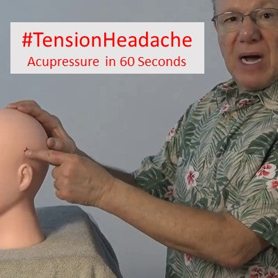 #TensionHeadache - Acupressure in 60 Seconds