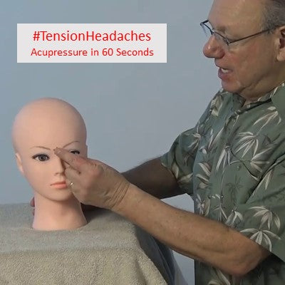 #TensionHeadaches - Acupressure in 60 Seconds