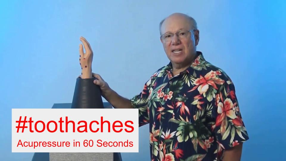 #toothaches - Acupressure in 60 Seconds