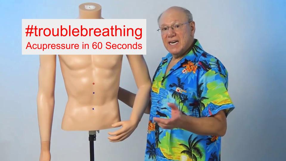 #troublebreathing - Acupressure in 60 Seconds