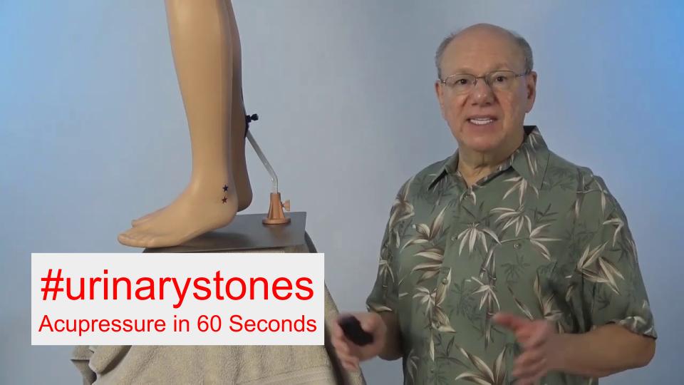 #urinarystones - Acupressure in 60 Seconds