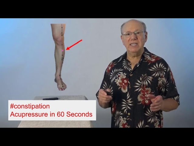 #constipation - Acupressure in 60 Seconds