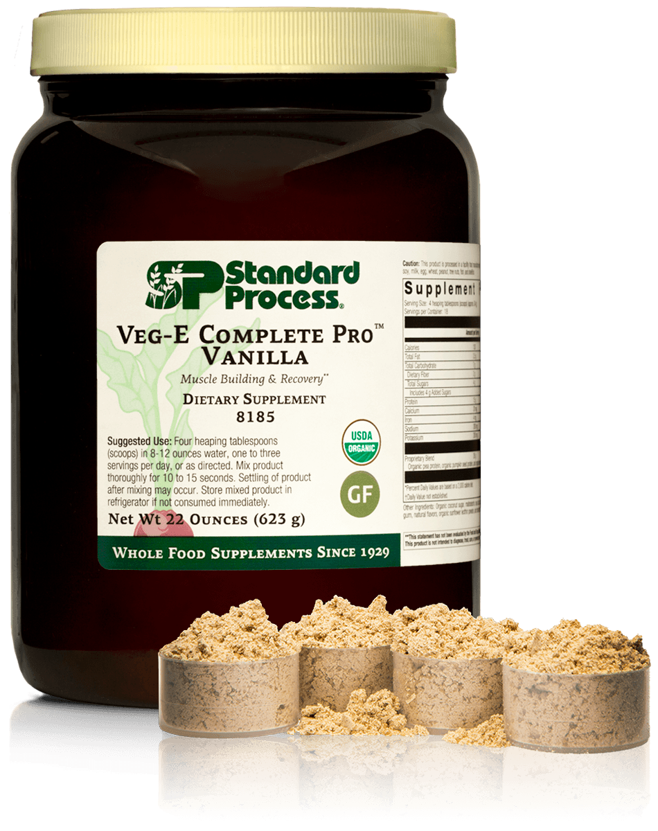Veg-E Complete Pro™ Vanilla-Organic, 22 oz (623 g) Veg-E Complete Pro™ Vanilla, 22 Ounces (623 grams)
