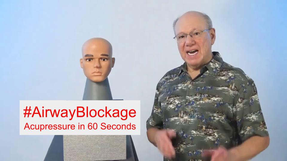 #AirwayBlockage - Acupressure in 60 Seconds