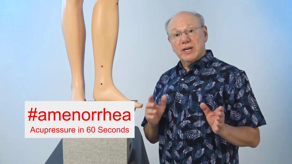 #amenorrhea - Acupressure in 60 Seconds