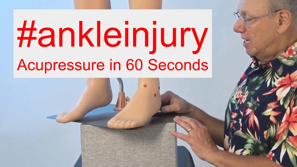 #ankleinjury - Acupressure in 60 Seconds