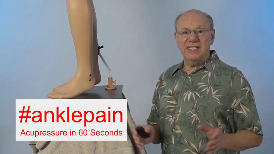 #anklepain - Acupressure in 60 Seconds