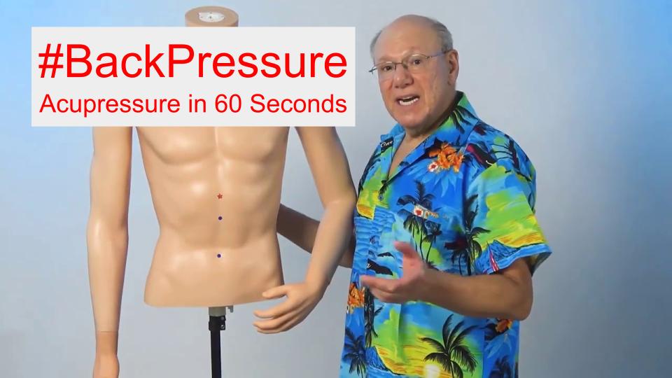 #BackPressure - Acupressure in 60 Seconds