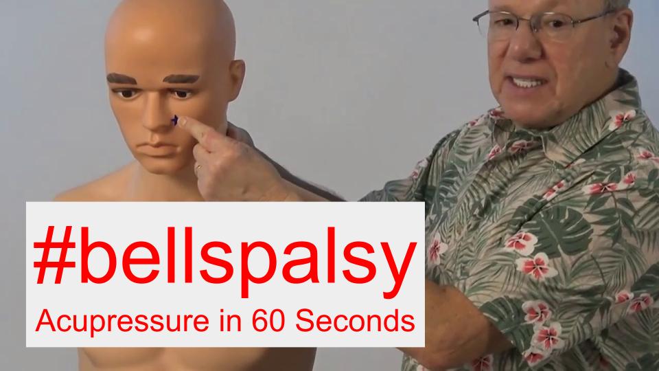 #bellspalsy - Acupressure in 60 Seconds