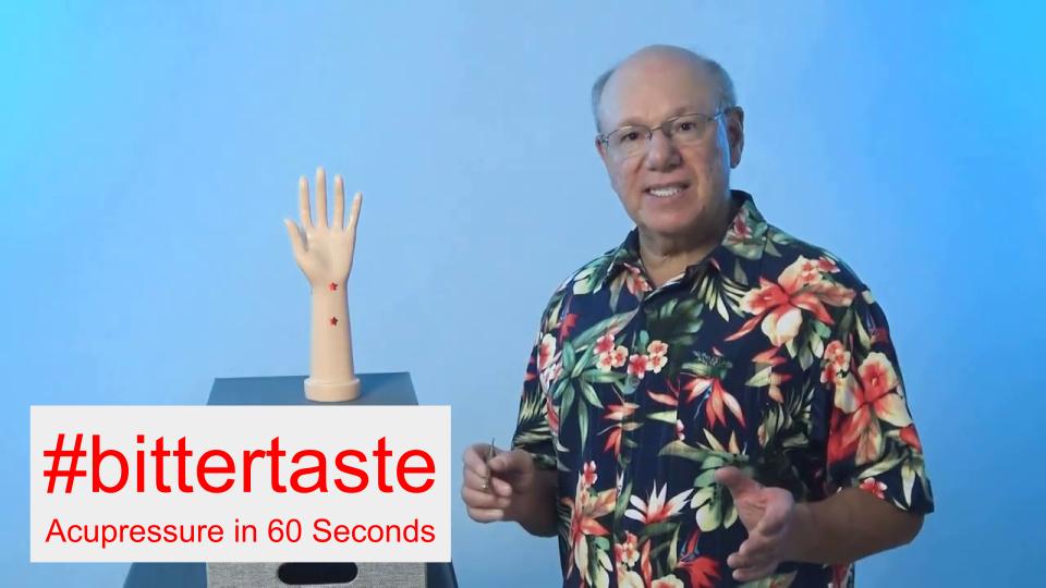 #bittertaste - Acupressure in 60 Seconds