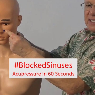 #BlockedSinuses - Acupressure in 60 Seconds