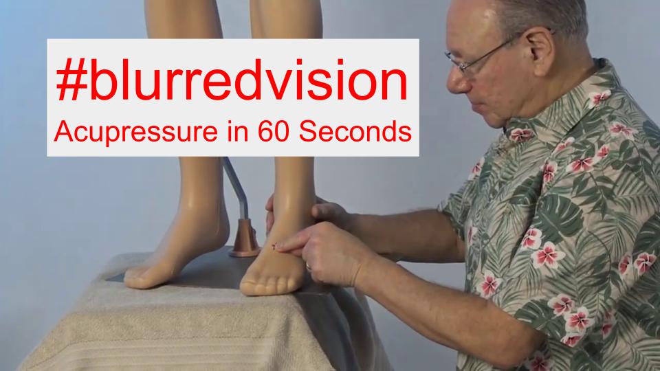 #blurredvision - Acupressure in 60 Seconds