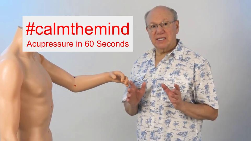 #calmthemind - Acupressure in 60 Seconds