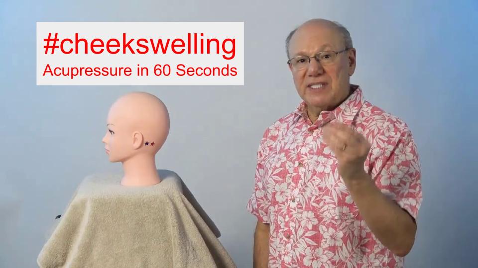 #cheekswelling - Acupressure in 60 Seconds