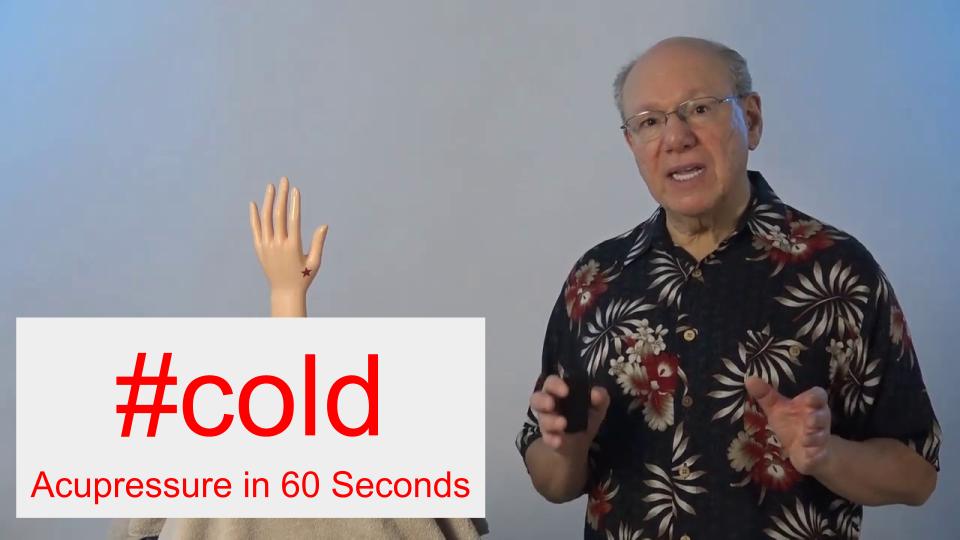 #cold - Acupressure in 60 Seconds