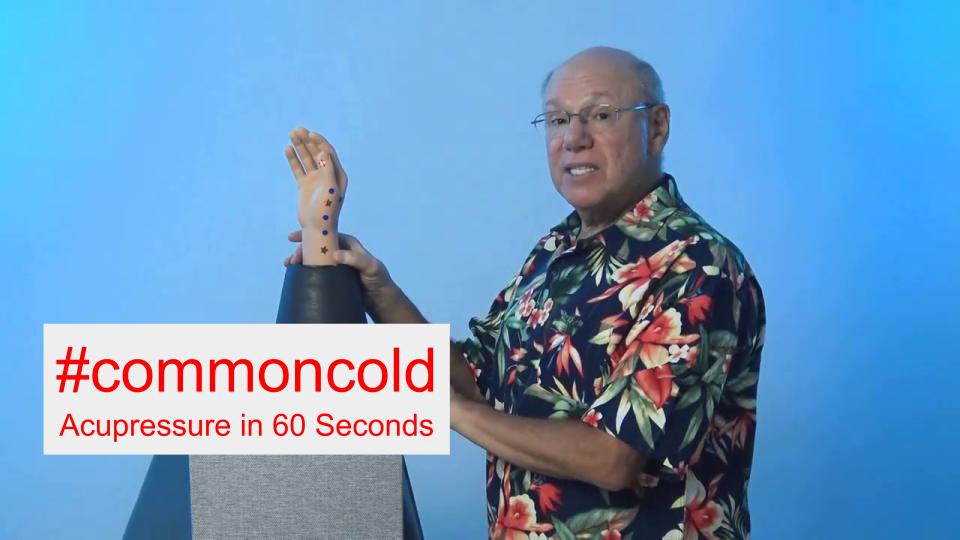 #commoncold - Acupressure in 60 Seconds