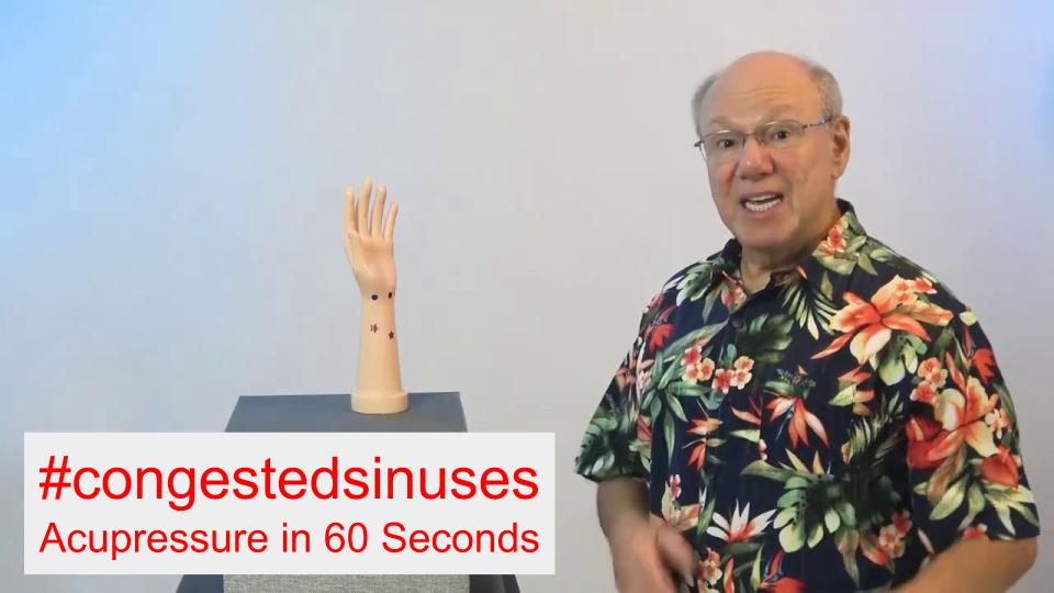 #congestedsinuses - Acupressure in 60 Seconds