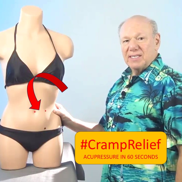 One Powerful Point to Calm Menstrual Cramps Naturally 💆‍♀️