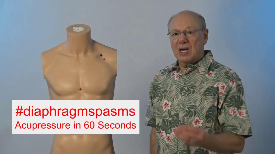 #diaphragmspasms - Acupressure in 60 Seconds