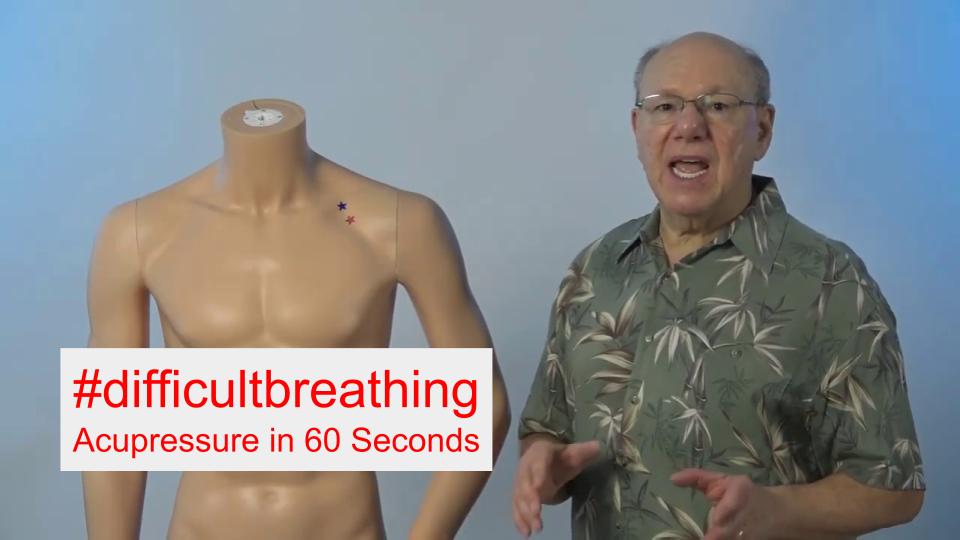 #difficultbreathing - Acupressure in 60 Seconds