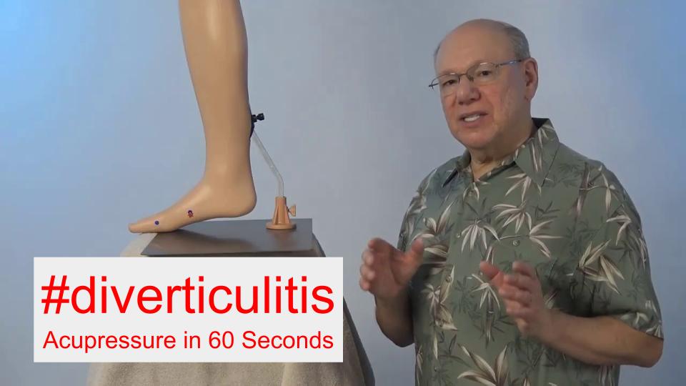 #diverticulitis - Acupressure in 60 Seconds